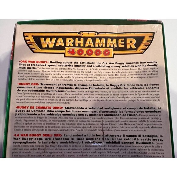 Warhammer 40K Space Ork War Buggy Model Kit 1996 Citadel Miniatures Complete - Picture 10 of 12
